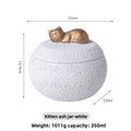 Sleeping Pet Cremation Urn — Handcrafted Memorial for Cats & Dogs
