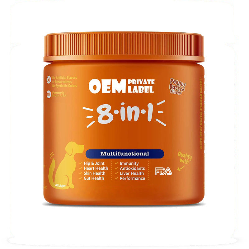 Pet Health Supplement Soft Chewable Granules — Custom Formula for Cats & Dogs