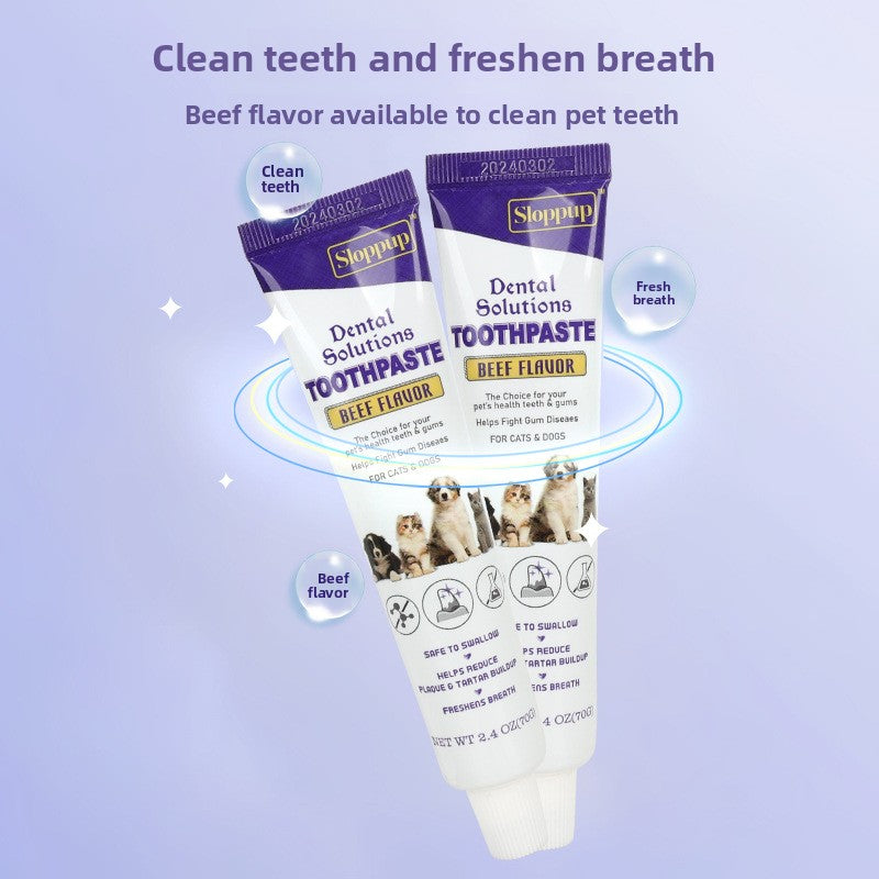 Beef Flavour Pet Toothpaste — Dental Care for Cats & Dogs