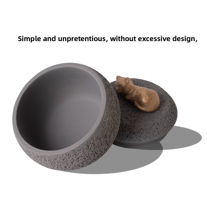Sleeping Pet Cremation Urn — Handcrafted Memorial for Cats & Dogs