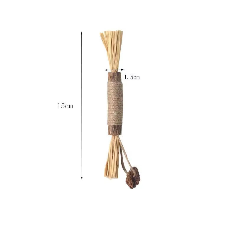 New Cat Toys Teeth Cleaning Bite Prevention Cleaning Teasing Cats Cat Sticks Self Entertainment Pet Supplies Pet Toys Cat Toy