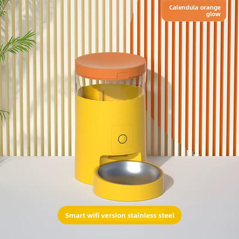 Factory Wholesale Timed and Quantitative Automatic Pet Feeder Remote Control Automatic Bowl Feeder for Cats and Dogs