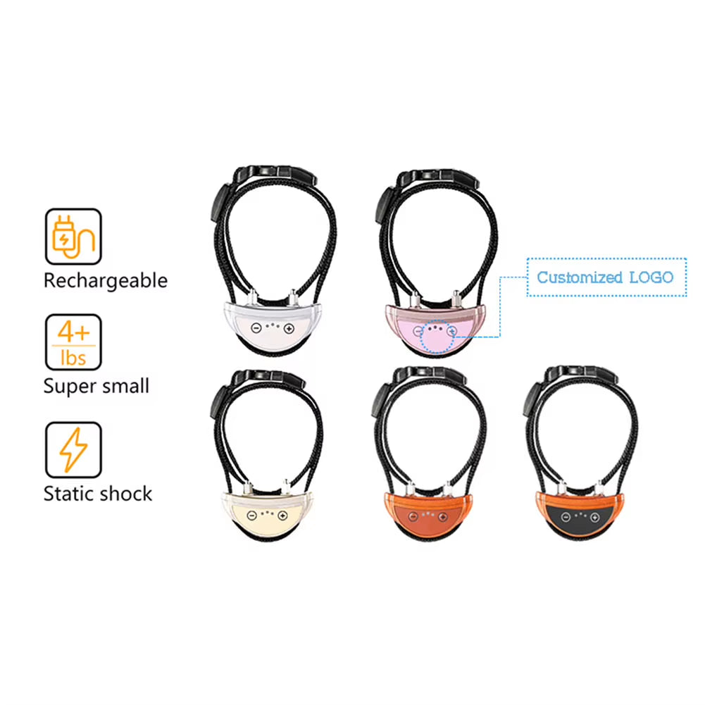 Hot Selling Anti-Bark Dog Collar Adjustable Smart Pet Nylon E-Shock Collar for Dogs