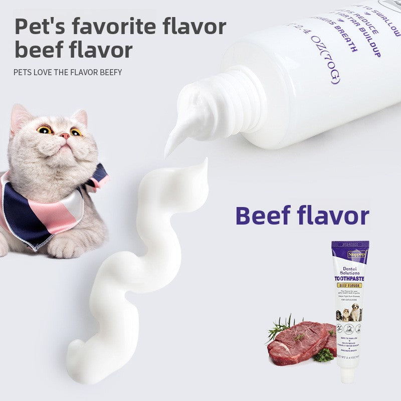 Beef Flavour Pet Toothpaste — Dental Care for Cats & Dogs