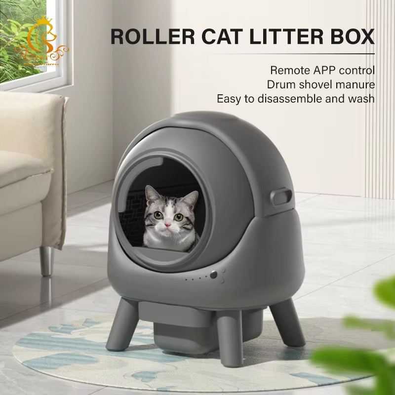 EURPET Automatic Smart Automatic Cat Litter Box Easy to Clean Cat Litter Box
