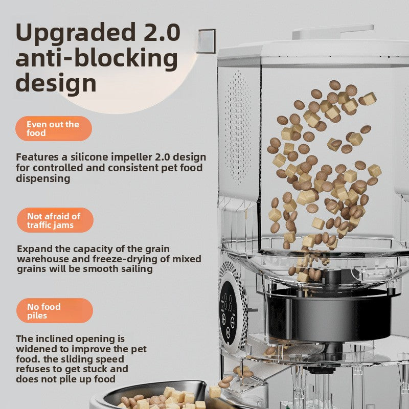 Smart Automatic Pet Feeder — App-Controlled Timed Food Dispenser for Cats & Dogs
