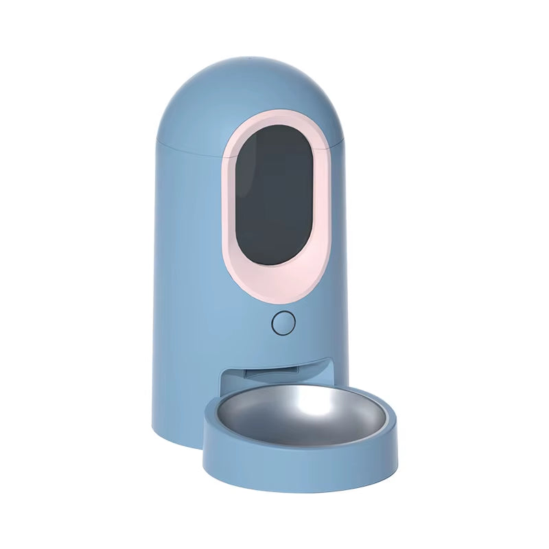 Factory Wholesale Timed and Quantitative Automatic Pet Feeder Remote Control Automatic Bowl Feeder for Cats and Dogs