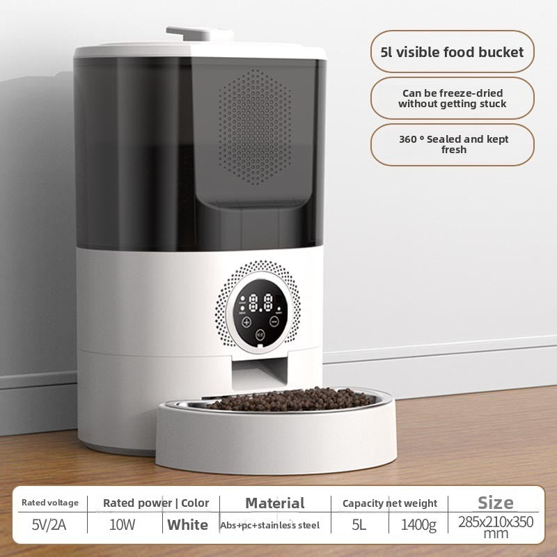 Smart Automatic Pet Feeder — App-Controlled Timed Food Dispenser for Cats & Dogs