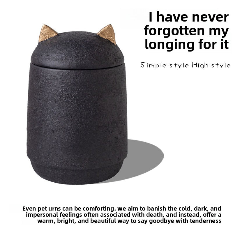 Handcrafted Pet Memorial Urn — Ash Storage Altar for Cats & Dogs