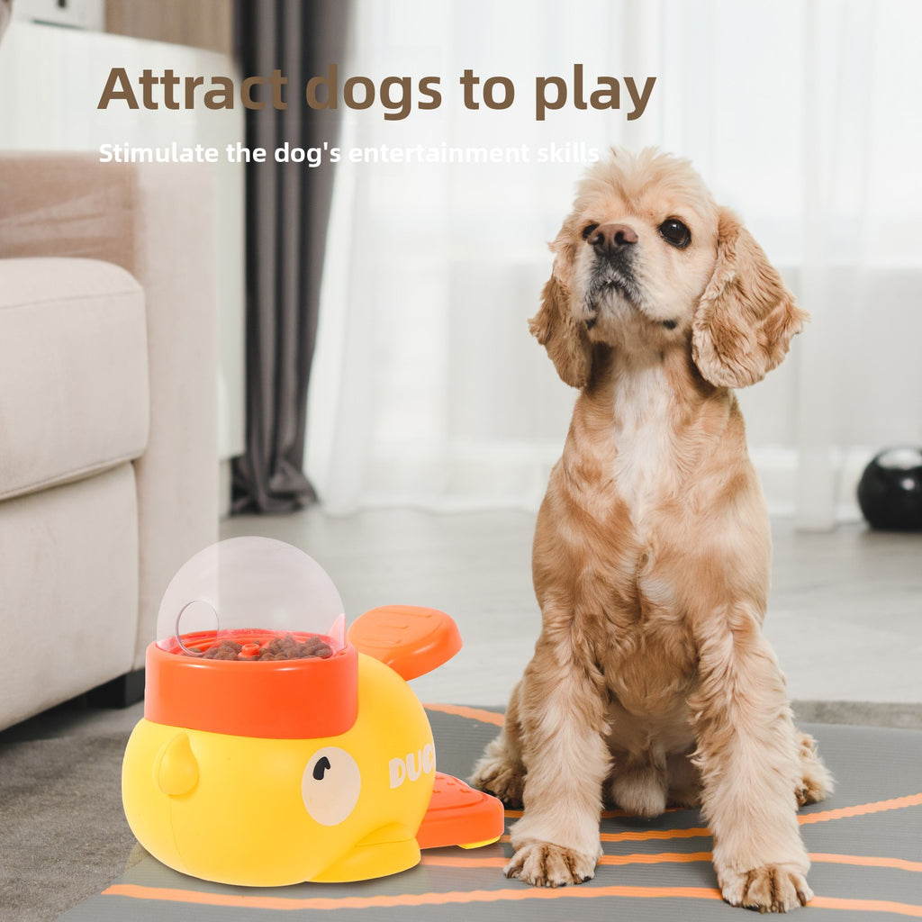 Interactive Treat-Dispensing Pet Feeder — Press & Reward Puzzle Toy for Cats & Dogs