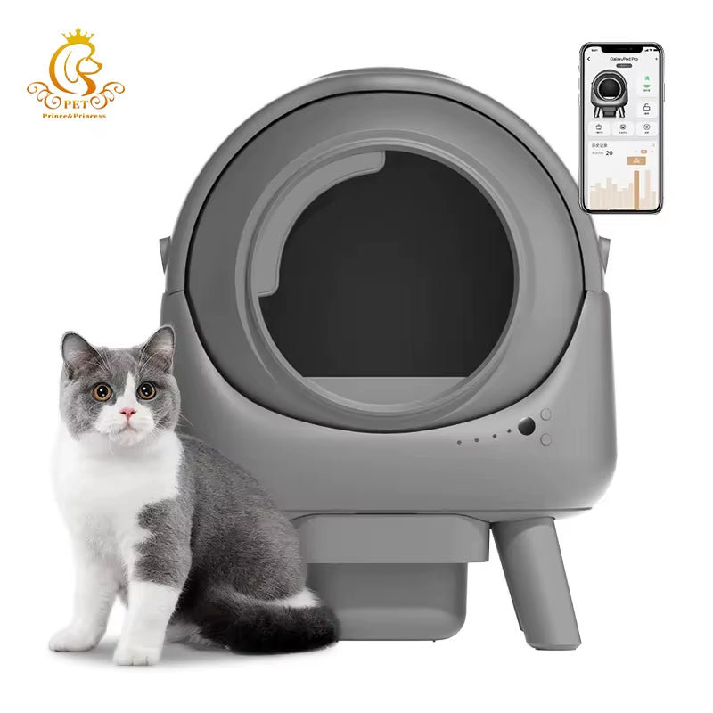 EURPET Automatic Smart Automatic Cat Litter Box Easy to Clean Cat Litter Box
