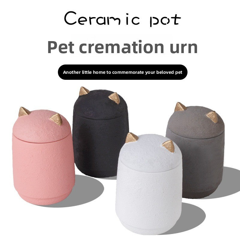 Handcrafted Pet Memorial Urn — Ash Storage Altar for Cats & Dogs