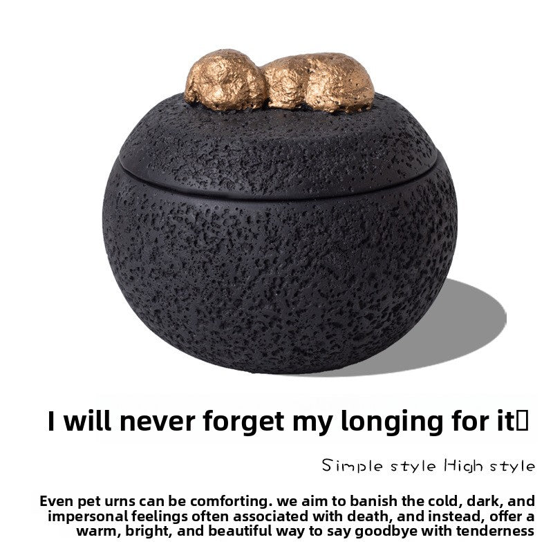 Sleeping Pet Cremation Urn — Handcrafted Memorial for Cats & Dogs