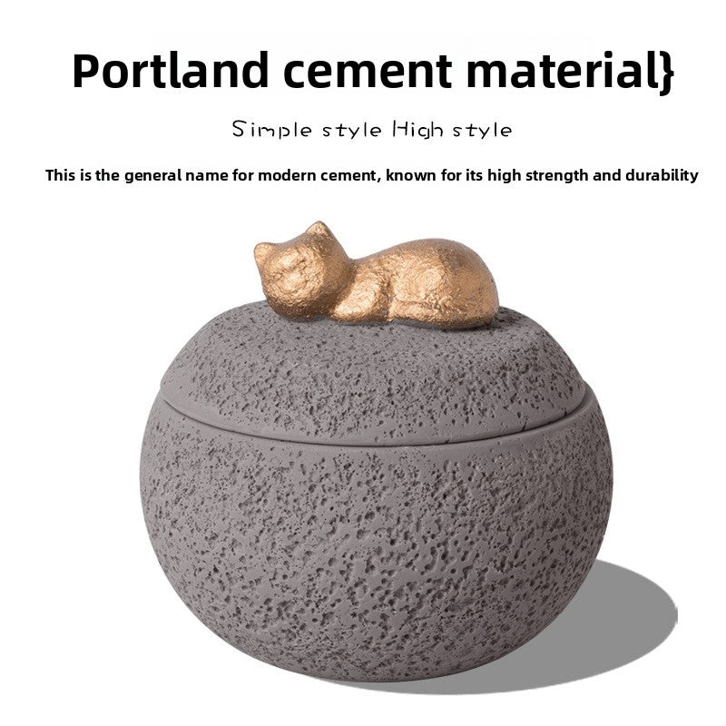 Sleeping Pet Cremation Urn — Handcrafted Memorial for Cats & Dogs