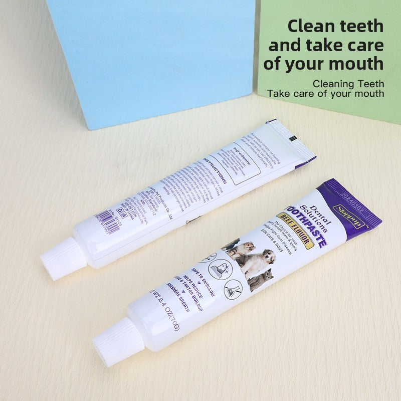Beef Flavour Pet Toothpaste — Dental Care for Cats & Dogs