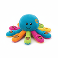 Plush Octopus Dog Toy with Squeaker and Hidden Treat Pockets