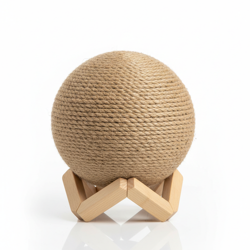 Wooden Cat Scratching Ball